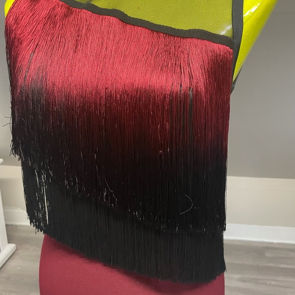 Sandro Paris NWT Fringe Mini Dress 😍💯 - Picture 4 of 7